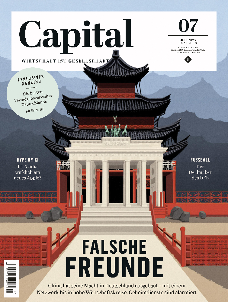 Capital Magazine / Comment la Chine a étendu sa puissance en Allemagne - Andrea Ucini - Anna Goodson Agence d'illustration