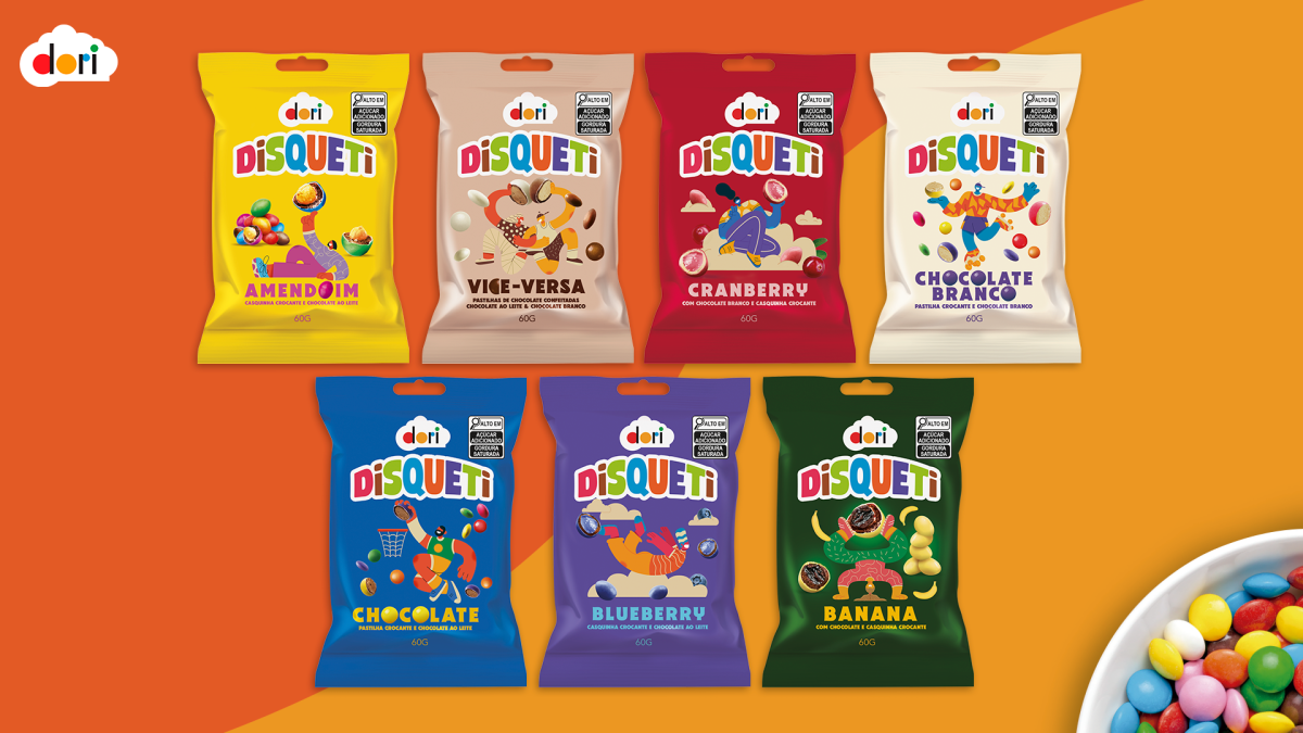 Team Créatif Group / Illustrate Disqueti&#8217;s new packaging - Leo Vargas - Anna Goodson Illustration Agency