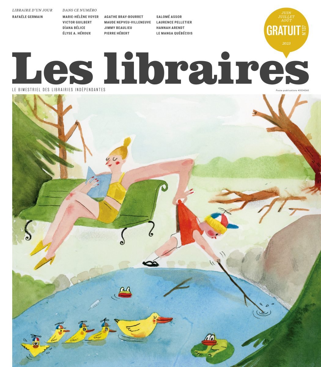 Agathe BB / Les Libraires / Cover for the summer edition of the magazine - Agathe Bray-Bourret - Anna Goodson Illustration Agency